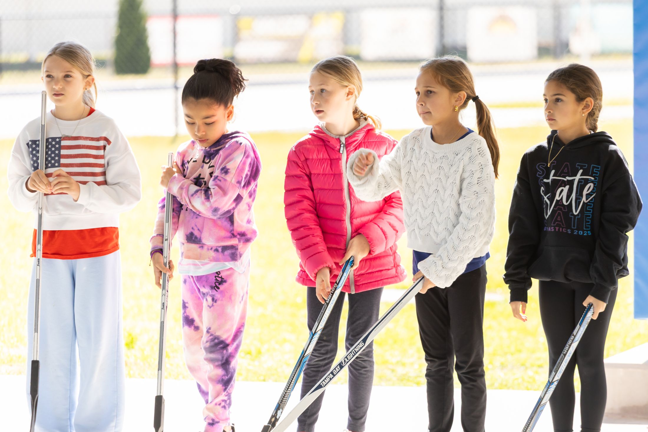  - <p>The Tampa Bay Lighning's Community and Hockey Development Team visited Skybrooke K-8 to host a hockey lesson with our 3rd and 5th graders.</p>